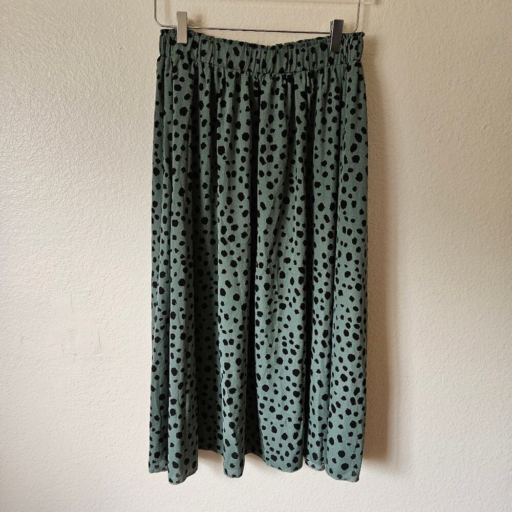 Shein Leapord Print Skirt Large